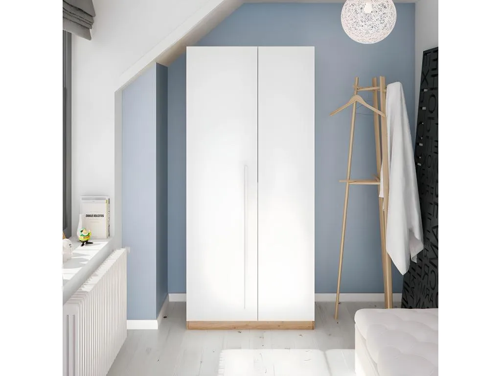 Armario juvenil Ambient - Mueblestop y Blanco Mueblestop 38205HMHK