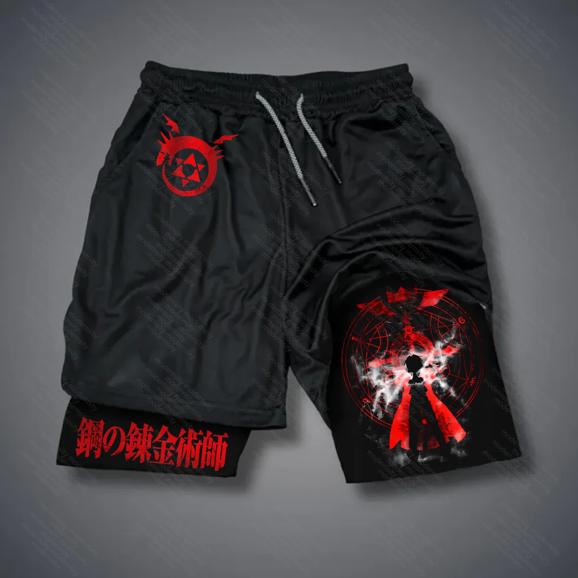 Unisex  “Comicssoul” Casual Anime Streetwear Shorts