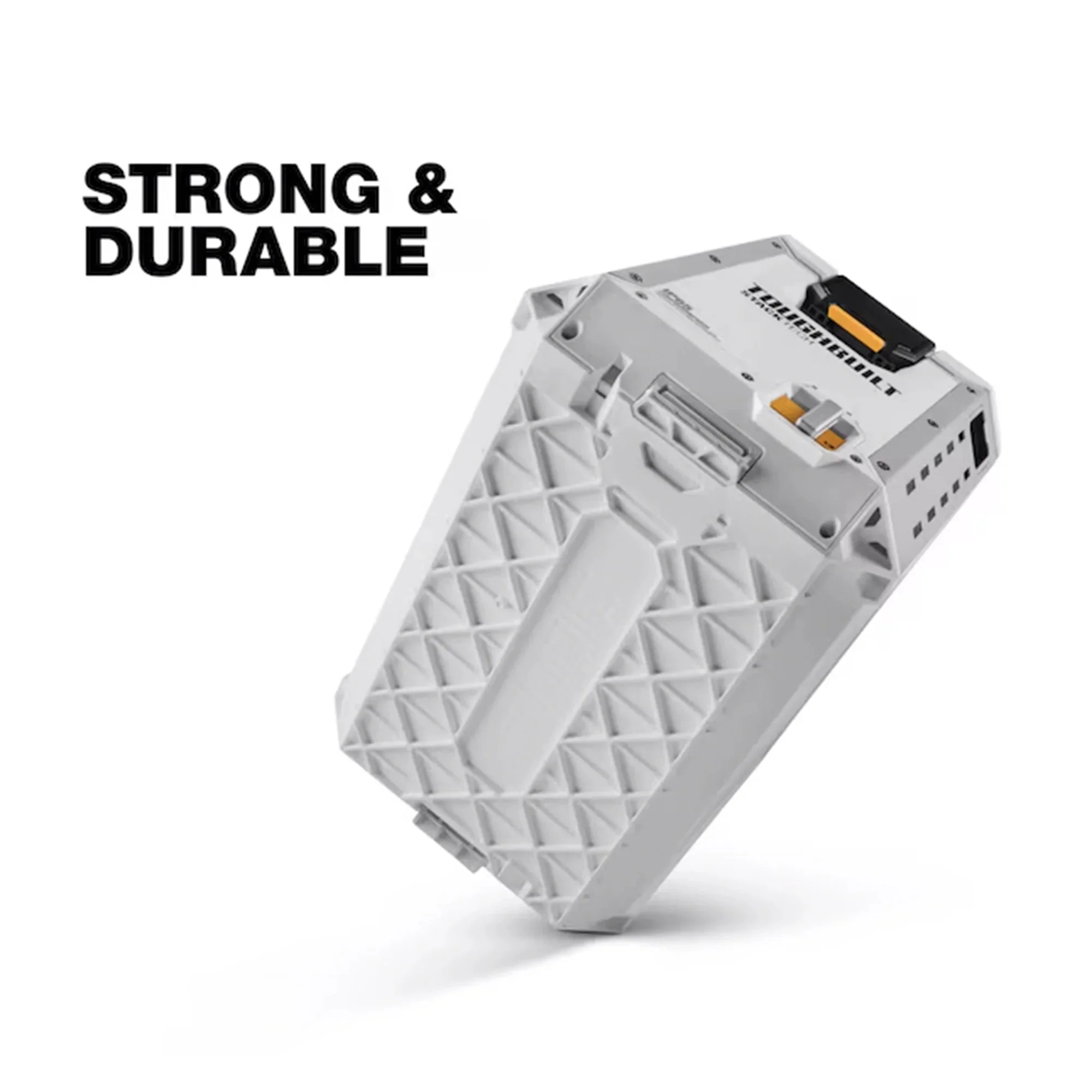 ToughBuilt StackTech Compact Cooler 16 Quart Hard Shell Ice Chest, White - Image 8 ToughBuilt StackTech Compact Cooler 16 Quart Hard Shell Ice Chest, White - Image 8