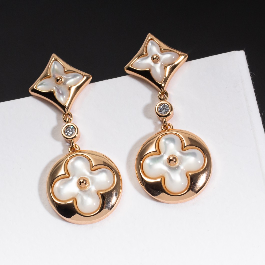 Louis Vuitton Color Blossom Long Earrings - Original Replica Club