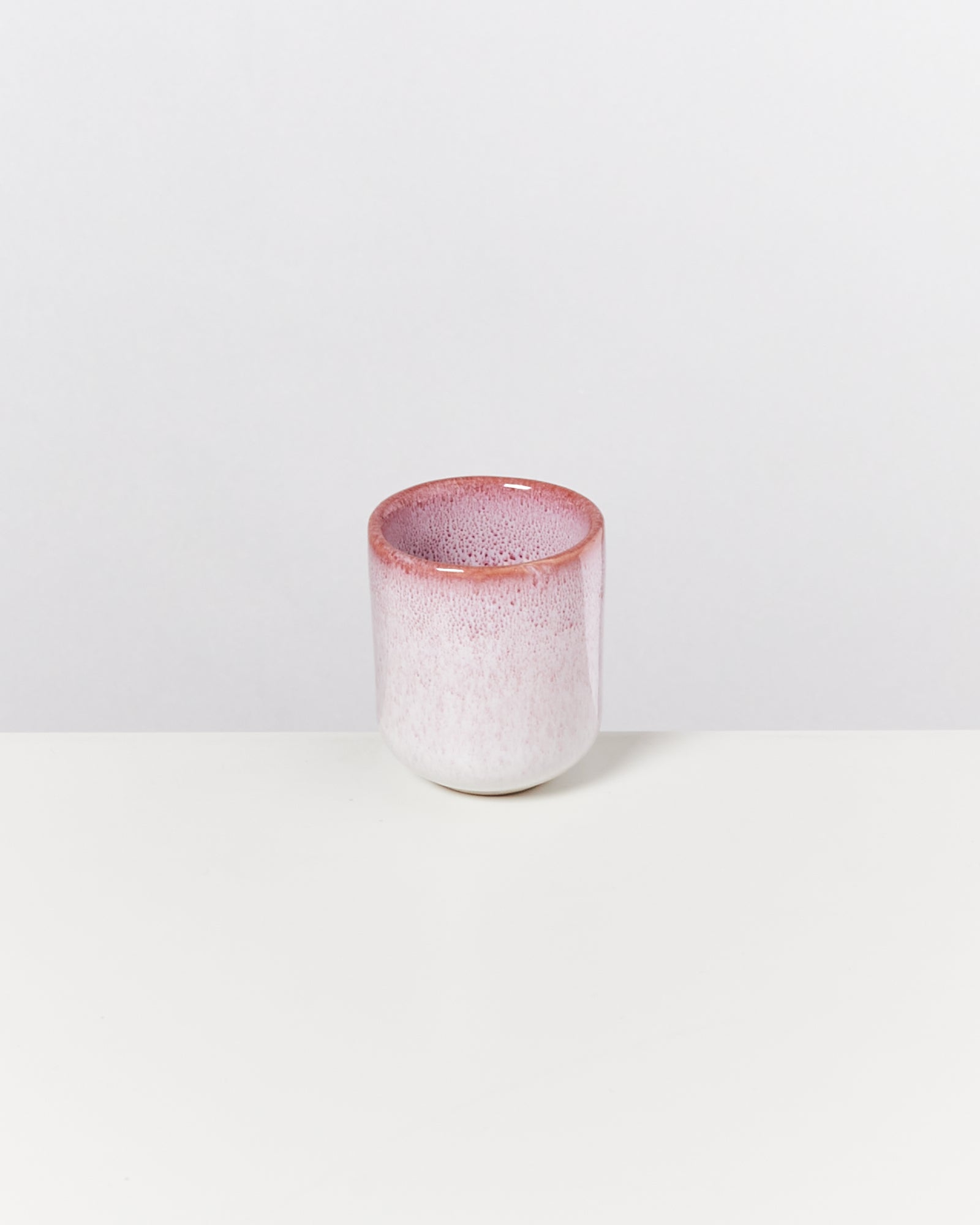 Copa Alto Espressobecher rosa weiß 4er-Set
