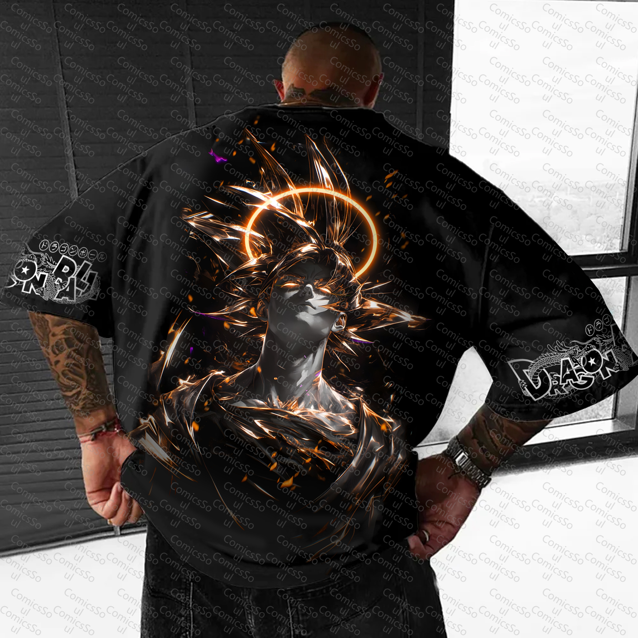 Unisex   Anime Inspired Vintage T-Shirt