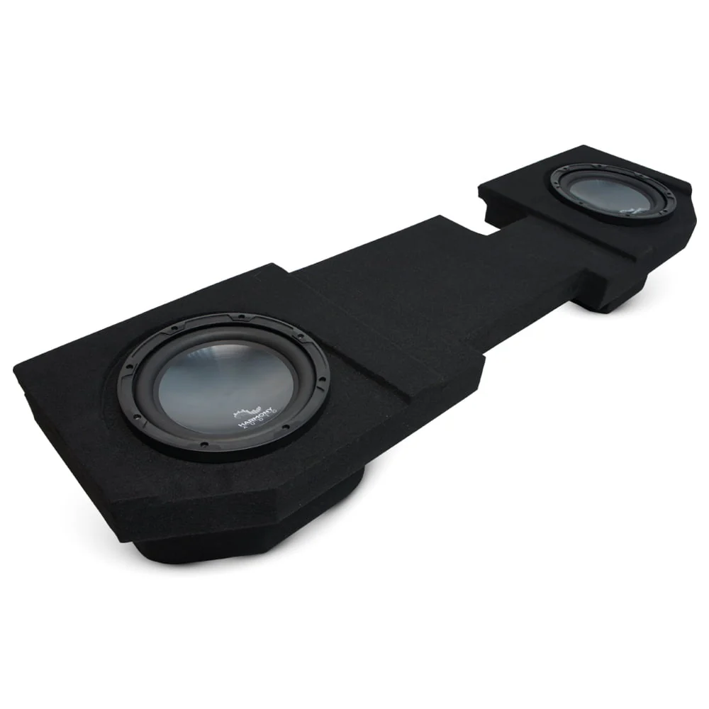 2002 - 2015 Fits Dodge Ram Quad or Crew Harmony R124 Dual 12" Sub Box Enclosure