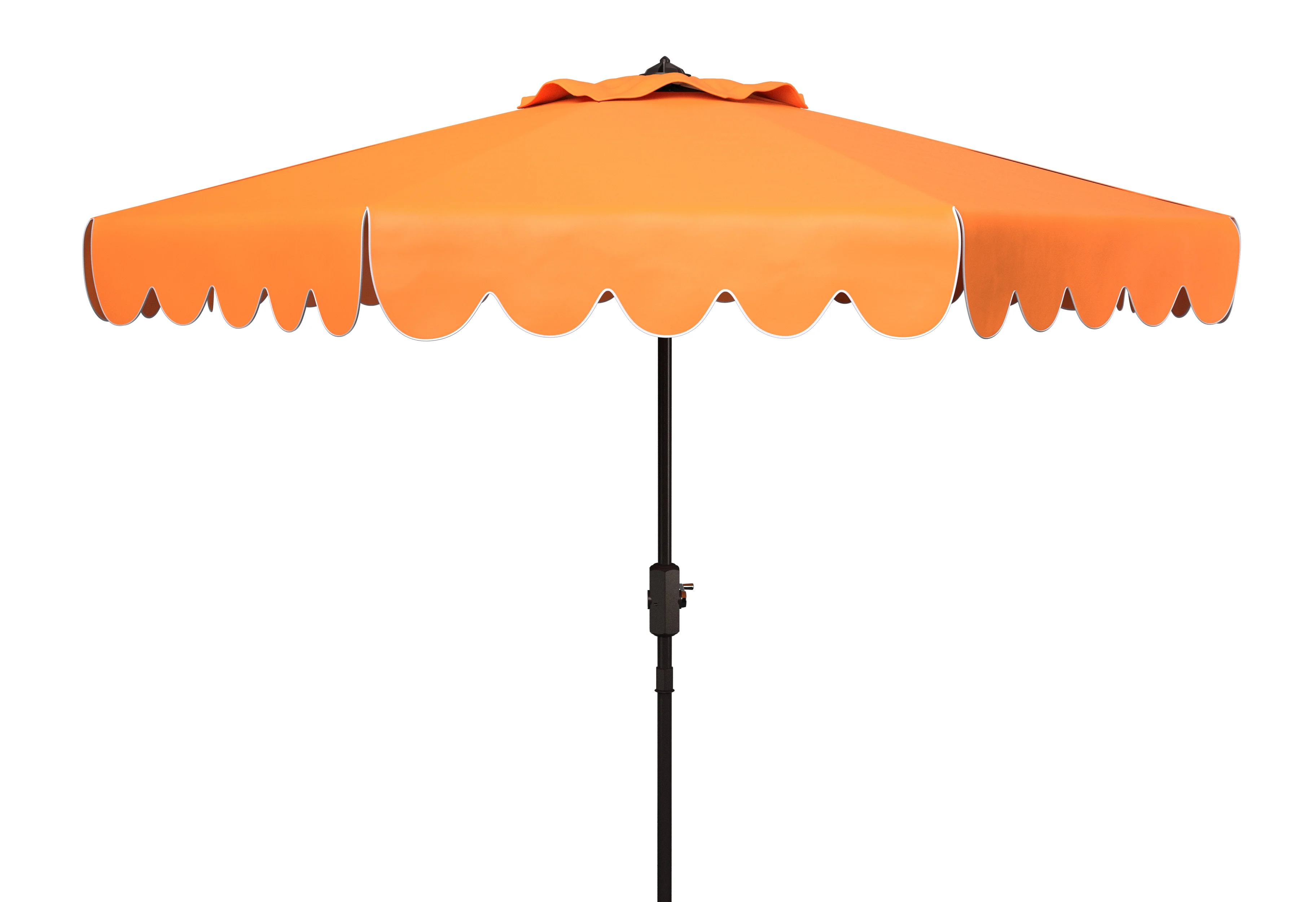 Safavieh Venice 9' Market Crank Tilt Patio Umbrella, Navy/White - Image 46