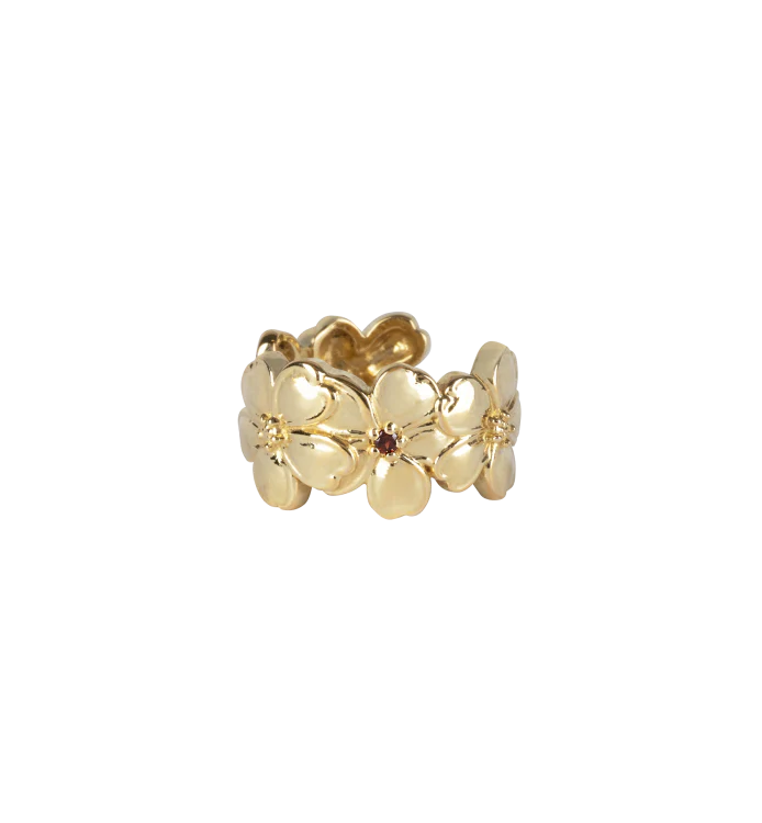 Forget Me Not Ear Cuff 9K