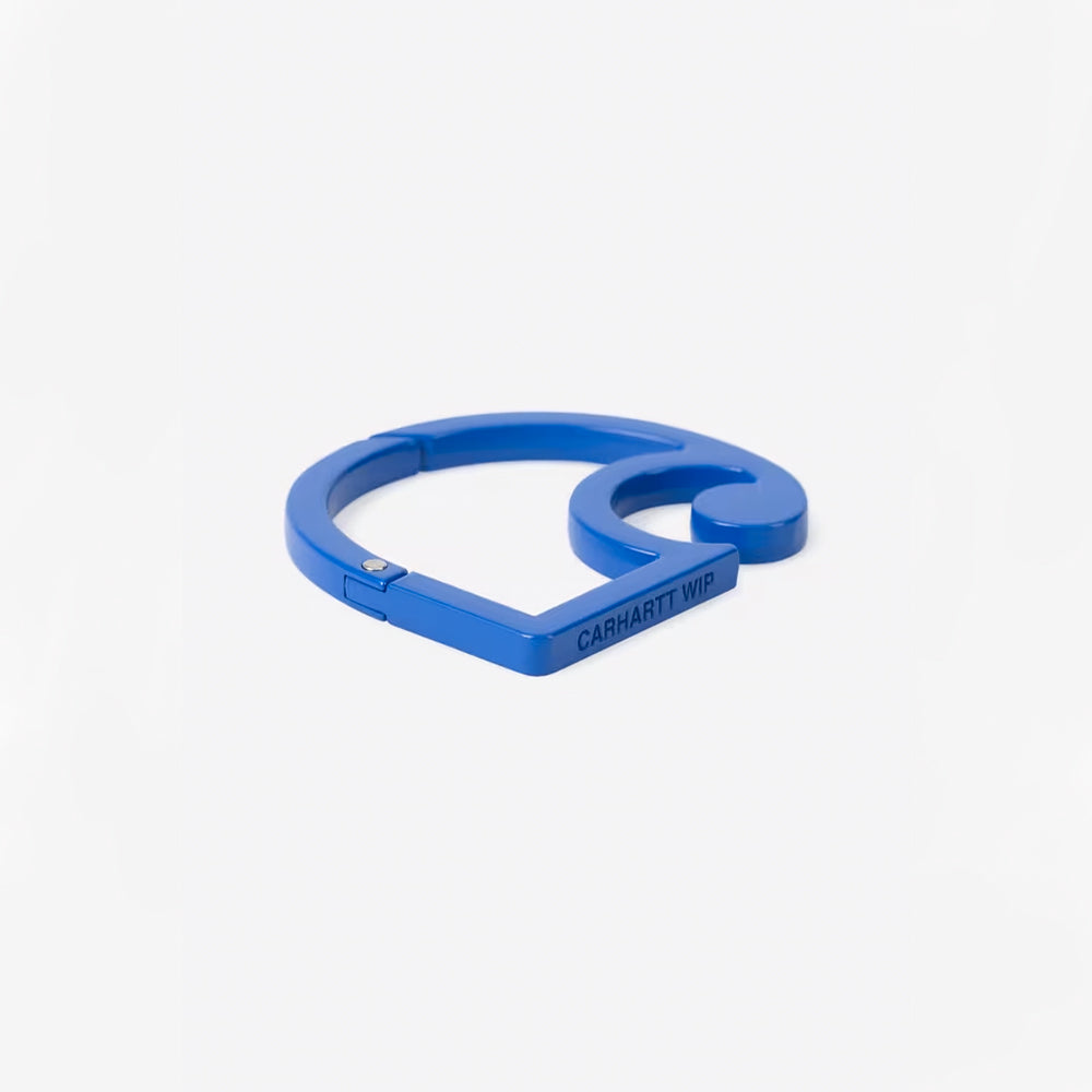 Carhartt WIP - Mousqueton C Logo Carabiner - Bleu