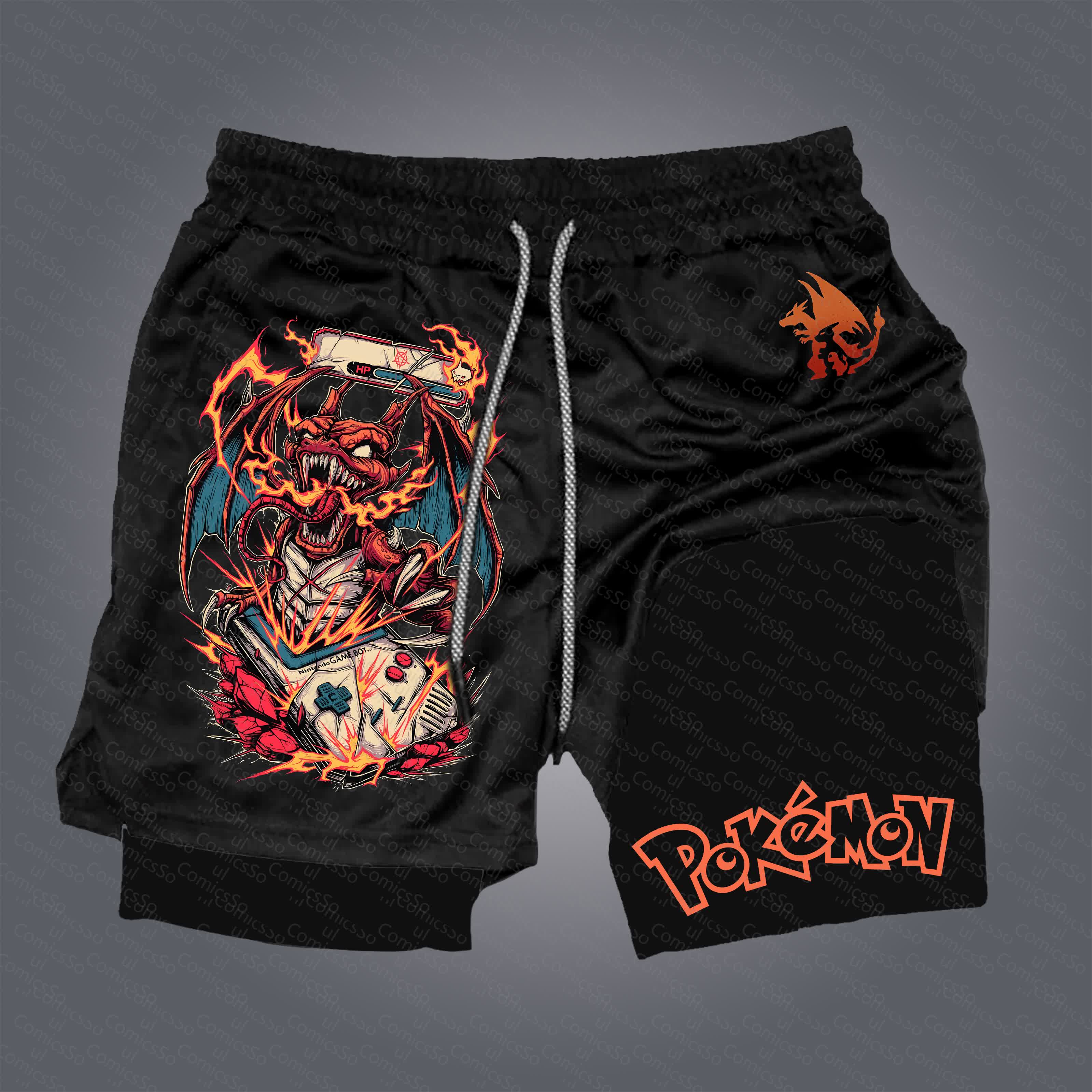 Unisex  “Comicssoul” Casual Anime Streetwear Shorts