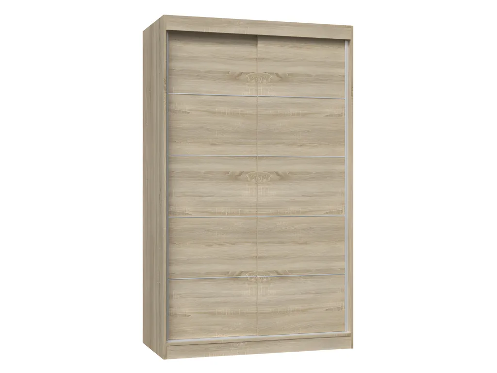 Decoesp - Armario con 2 puertas correderas - Armario L 120 cm - Vestidor con 2 puertas TXIX71903