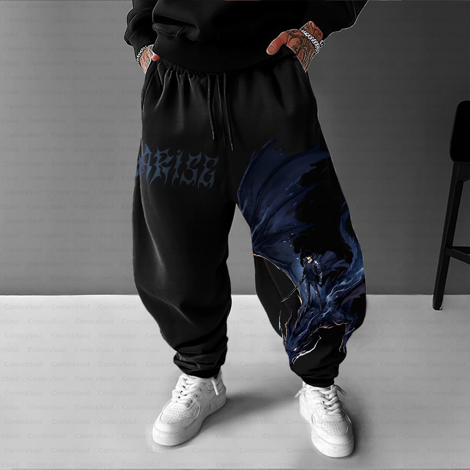 Unisex Casual Anime Streetwear Pant