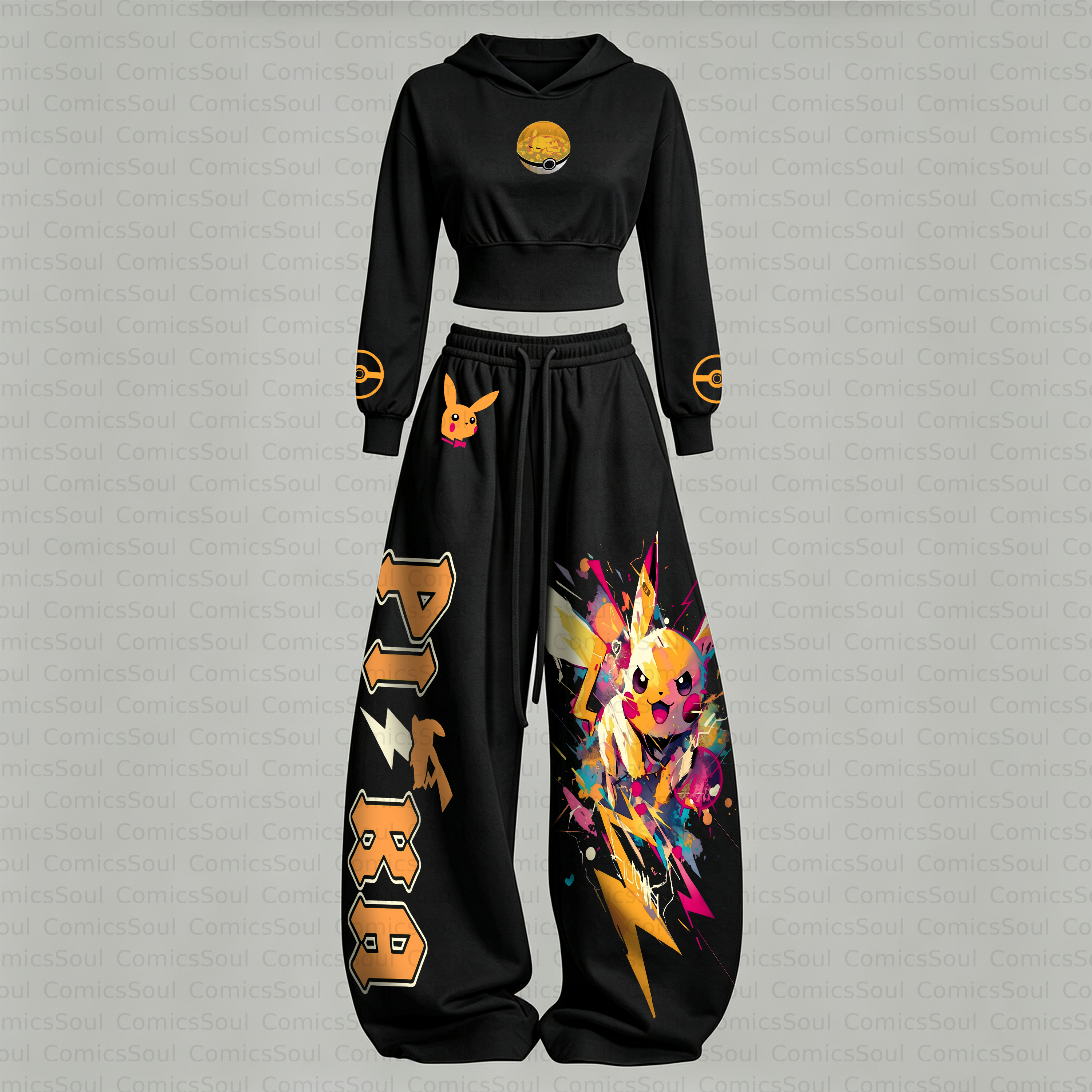 Pokémon Hoodie & Pants Two Piece Tracksuit Set 3051012 TeeThreads Sustain the Scene with Custom Apparel