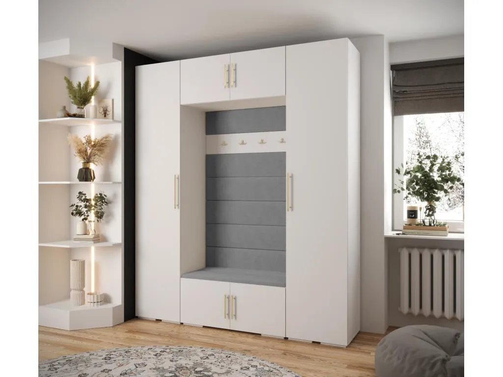 Andreuworldcasa 3 armario con puertas batientes 236.7/200/47