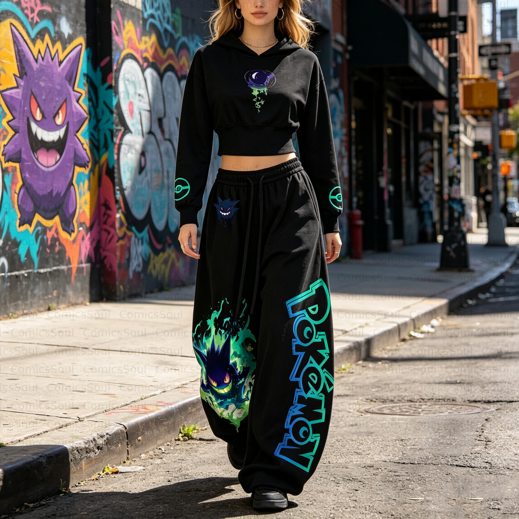 Pokémon Hoodie & Pants Two Piece Tracksuit Set 3051011 TeeThreads Sustain the Scene with Custom Apparel