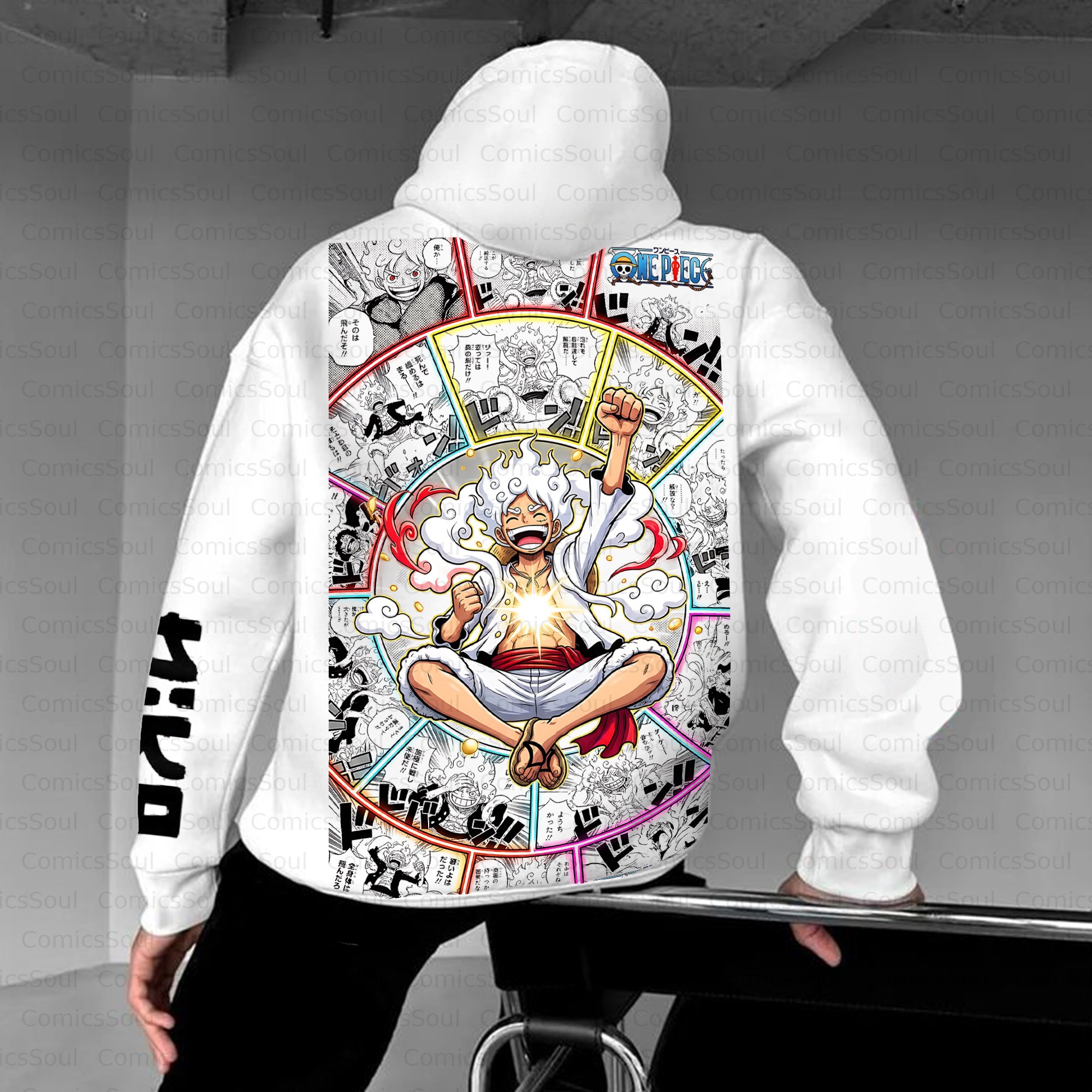 Unisex Anime Inspired Vintage Plush Hoodie