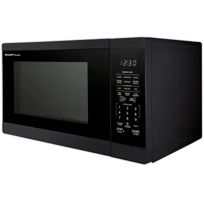 Sharp 1.4 - Cu. Ft. Countertop Microwave Oven in Black