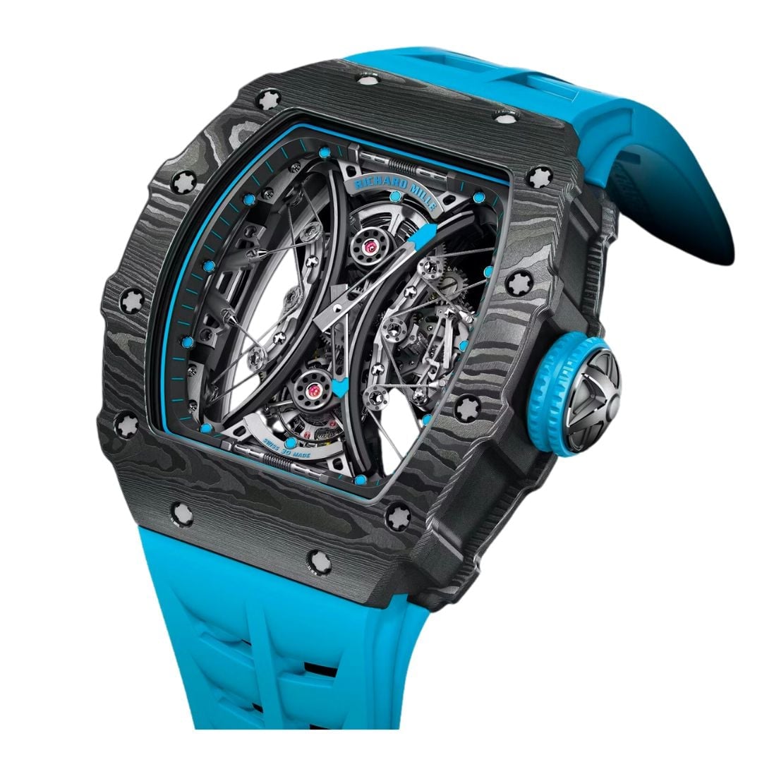 Richard Mille Swiss Clone – RM 53-01 Real Carbon Tourbillon Watch