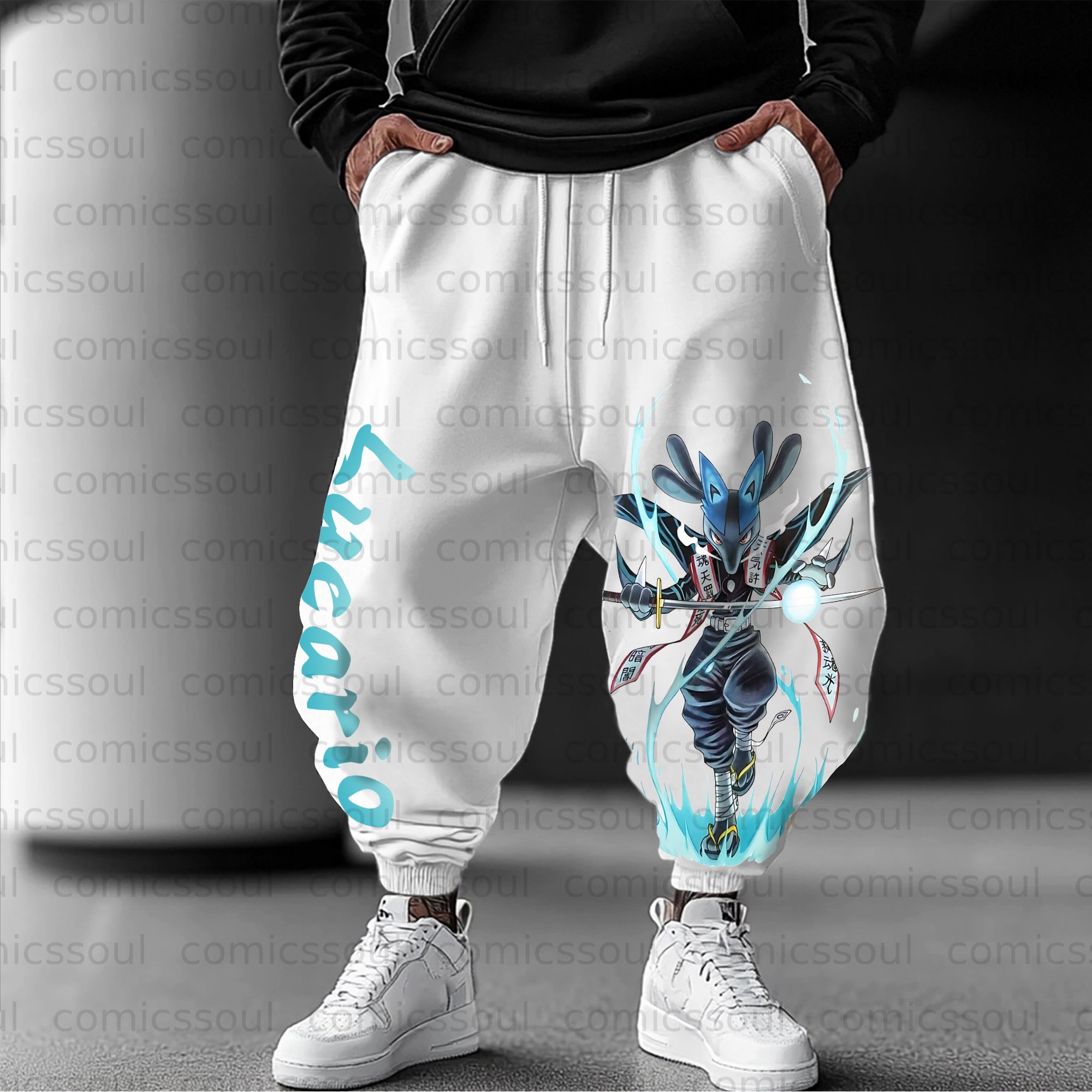 Unisex Anime Inspired Vintage Pants