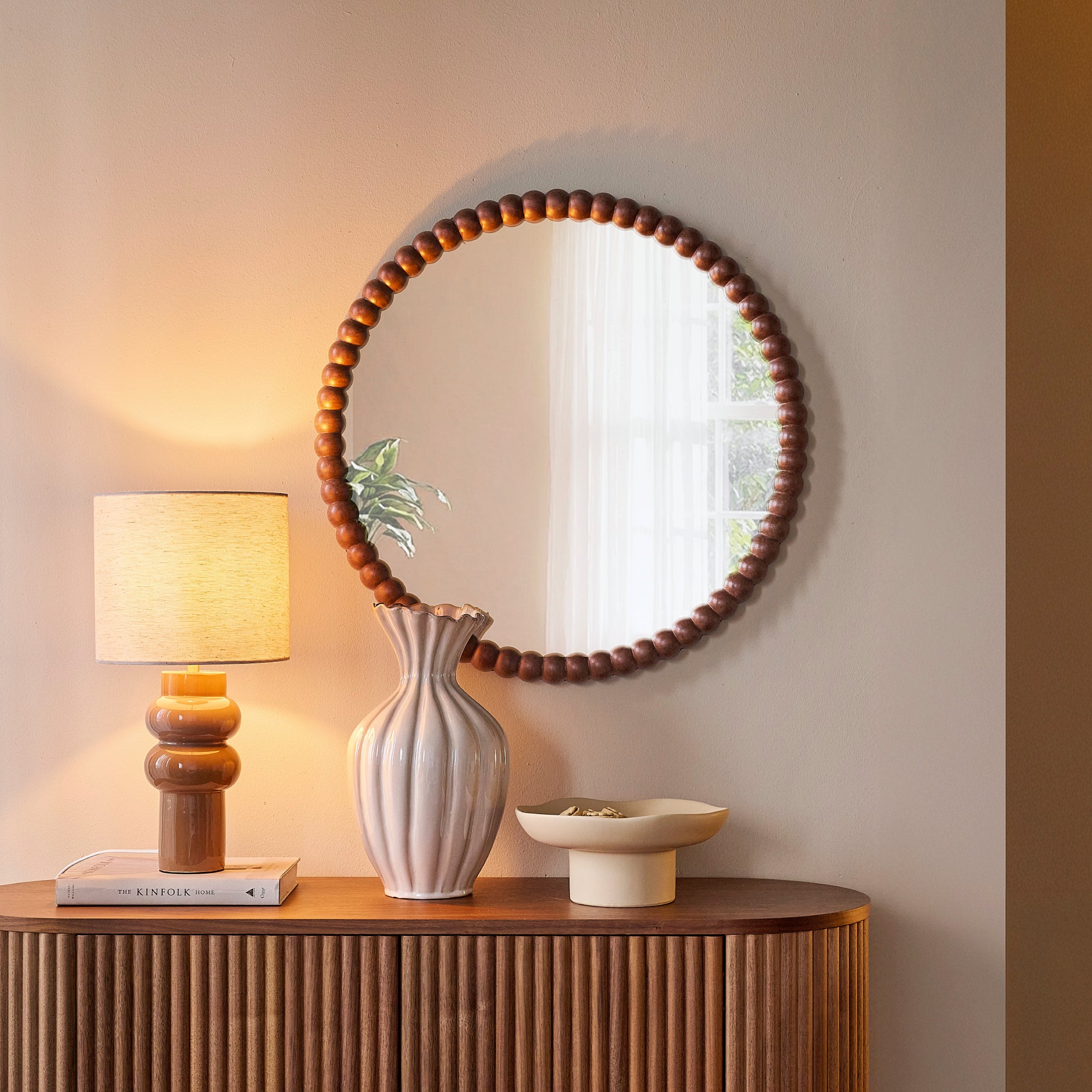 by fonQ Bubbly Tafellamp - Lichtbruin