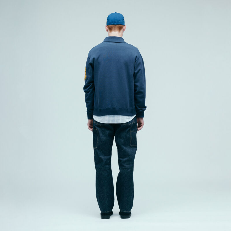 HUMAN MADE HALF-ZIP SWEATSHIRT
