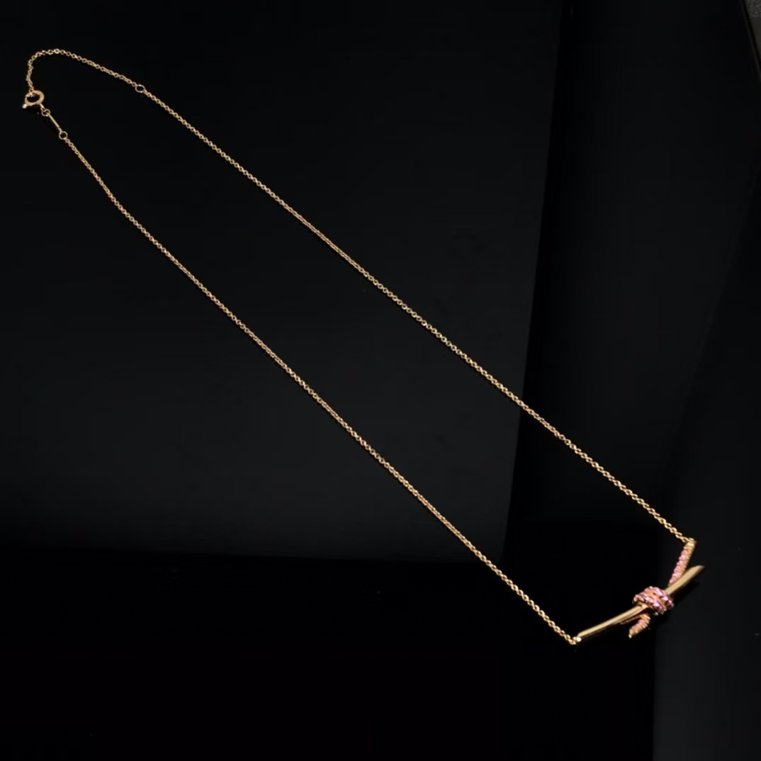 Tiffany Knot Pendant Necklace - Original Replica Club