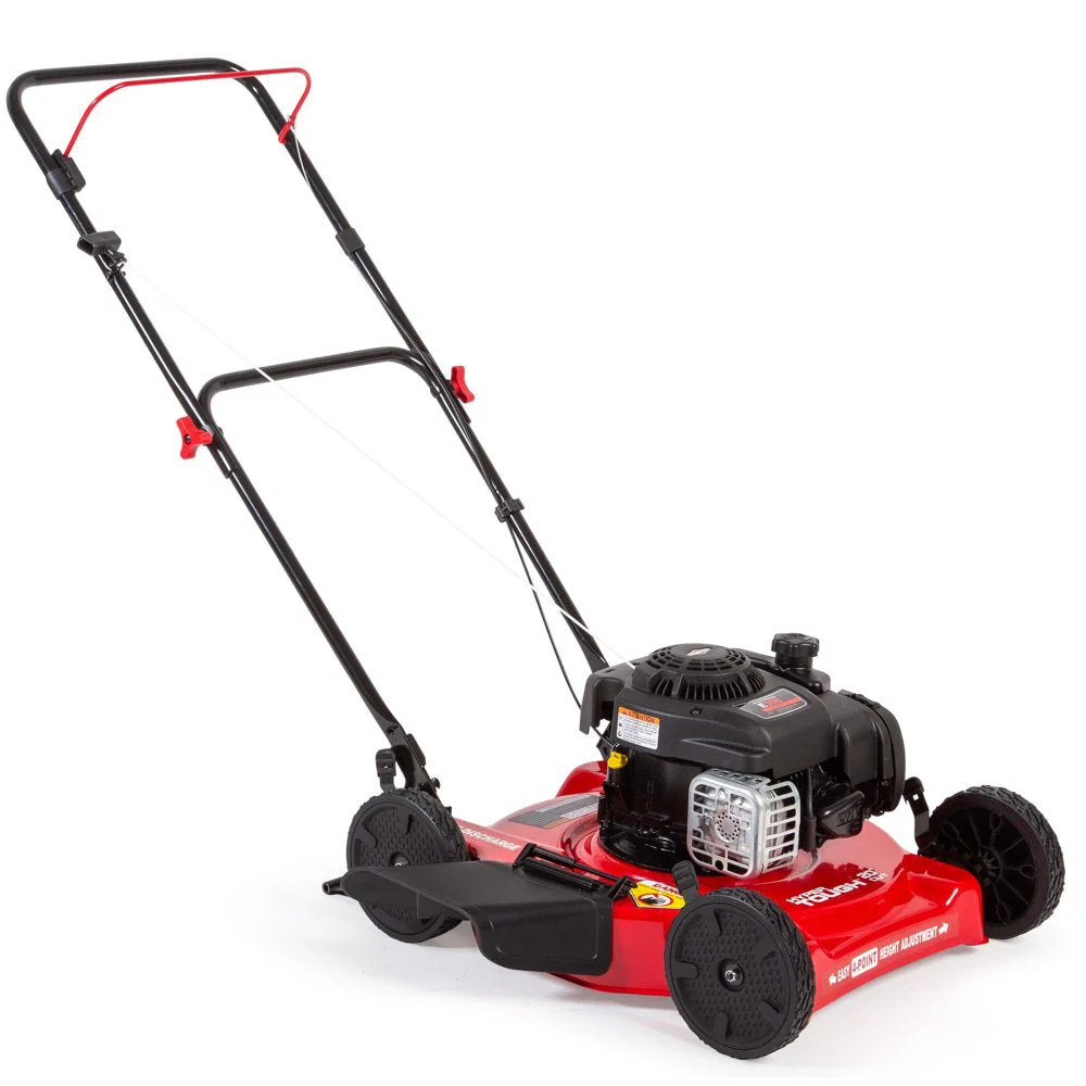 20-Inch 125Cc Gas Push Mower with Briggs Stratton Engine