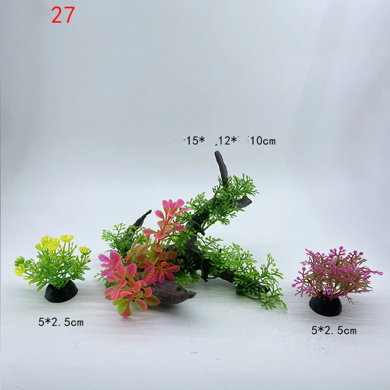 Fish Tank Decoration Simulation Water Plant Artificial Aquarium Landscaping Decor