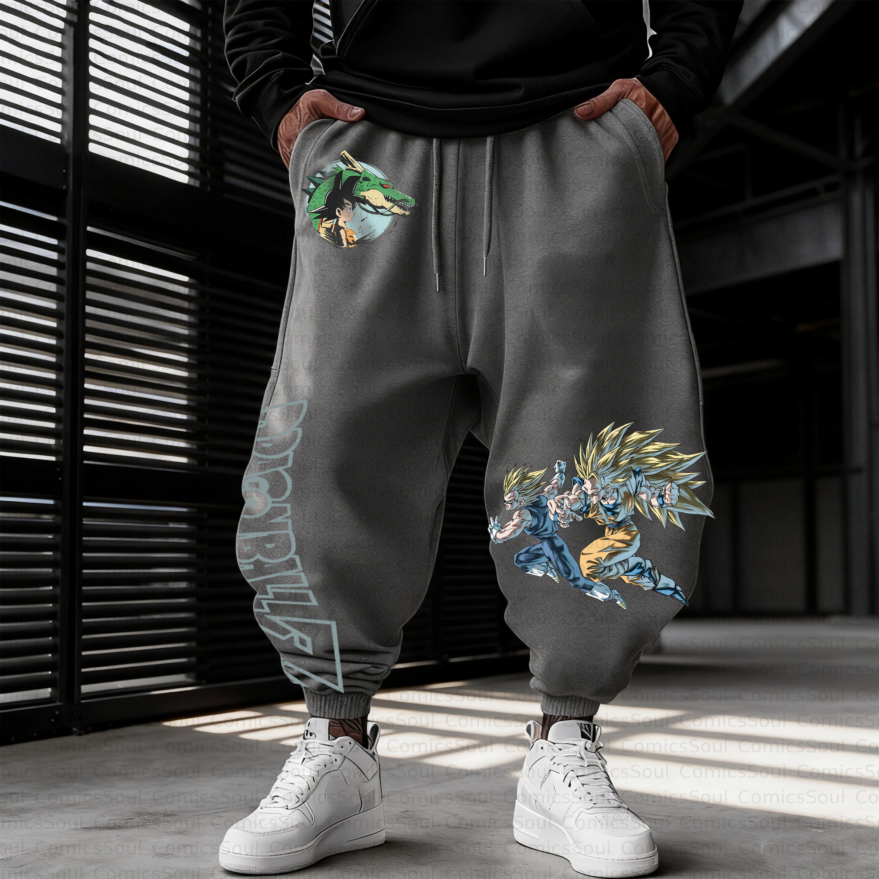 Unisex Casual Anime Streetwear Pant