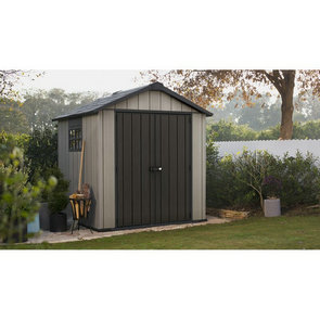 WAYFAIR Oakland 7.5 Ft. W X 7.5 Ft. D Plastic Storage Shed