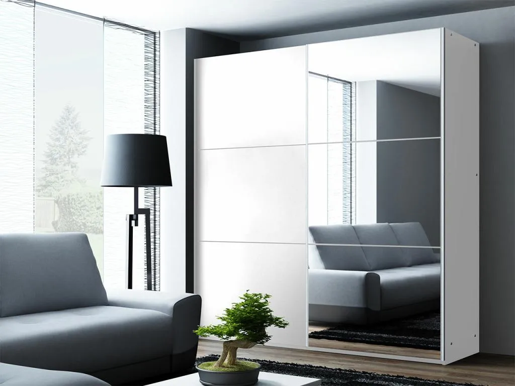 Armario Casabellaes 229 Blanco 215x200x65cm Puertas de armario - Correderas 22533APLI