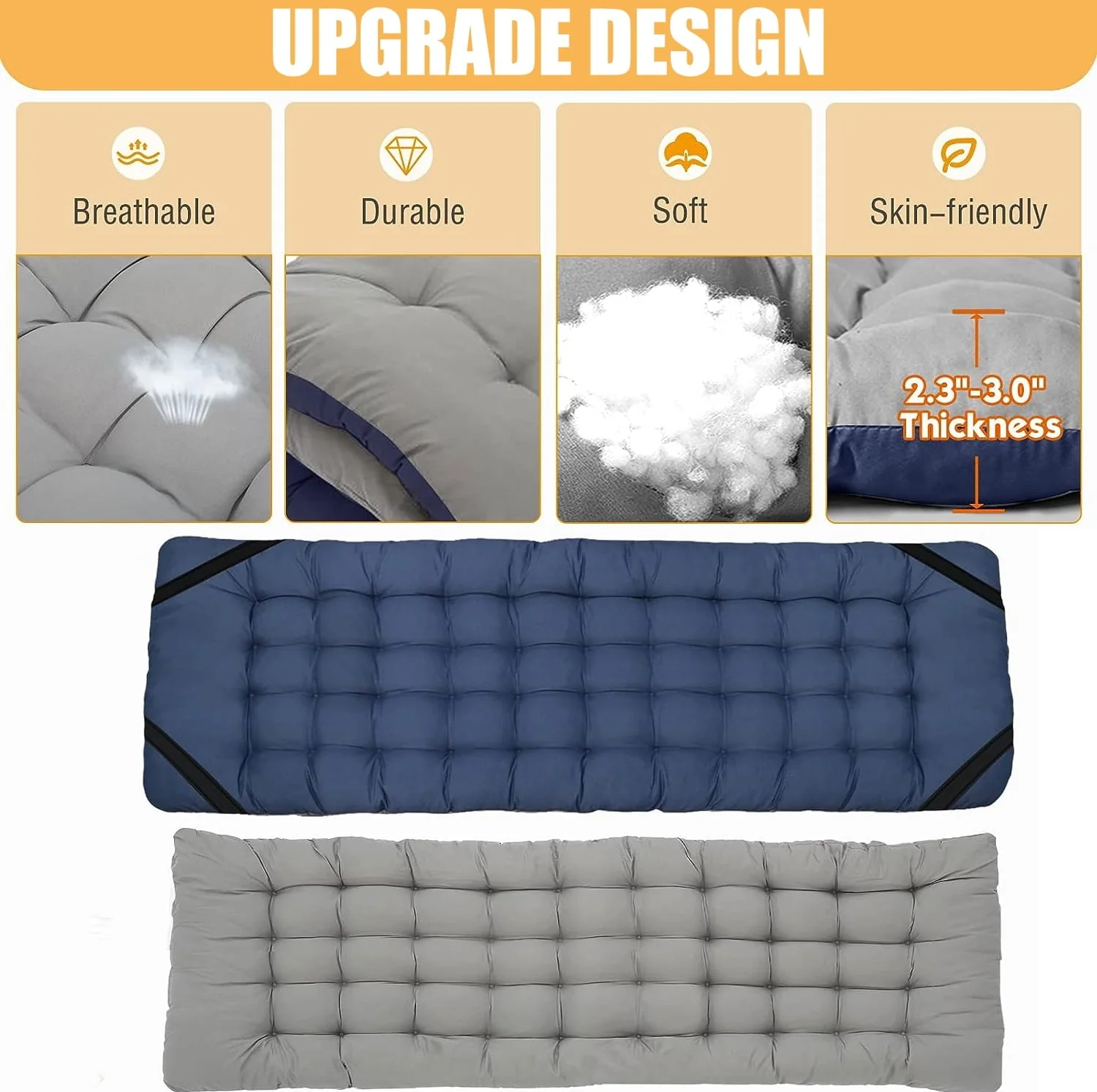 SUGIFT 2 Pack Portable Folding Beds for Adults, Heavy Duty Outdoor Bed with Carry Bag - Image 2