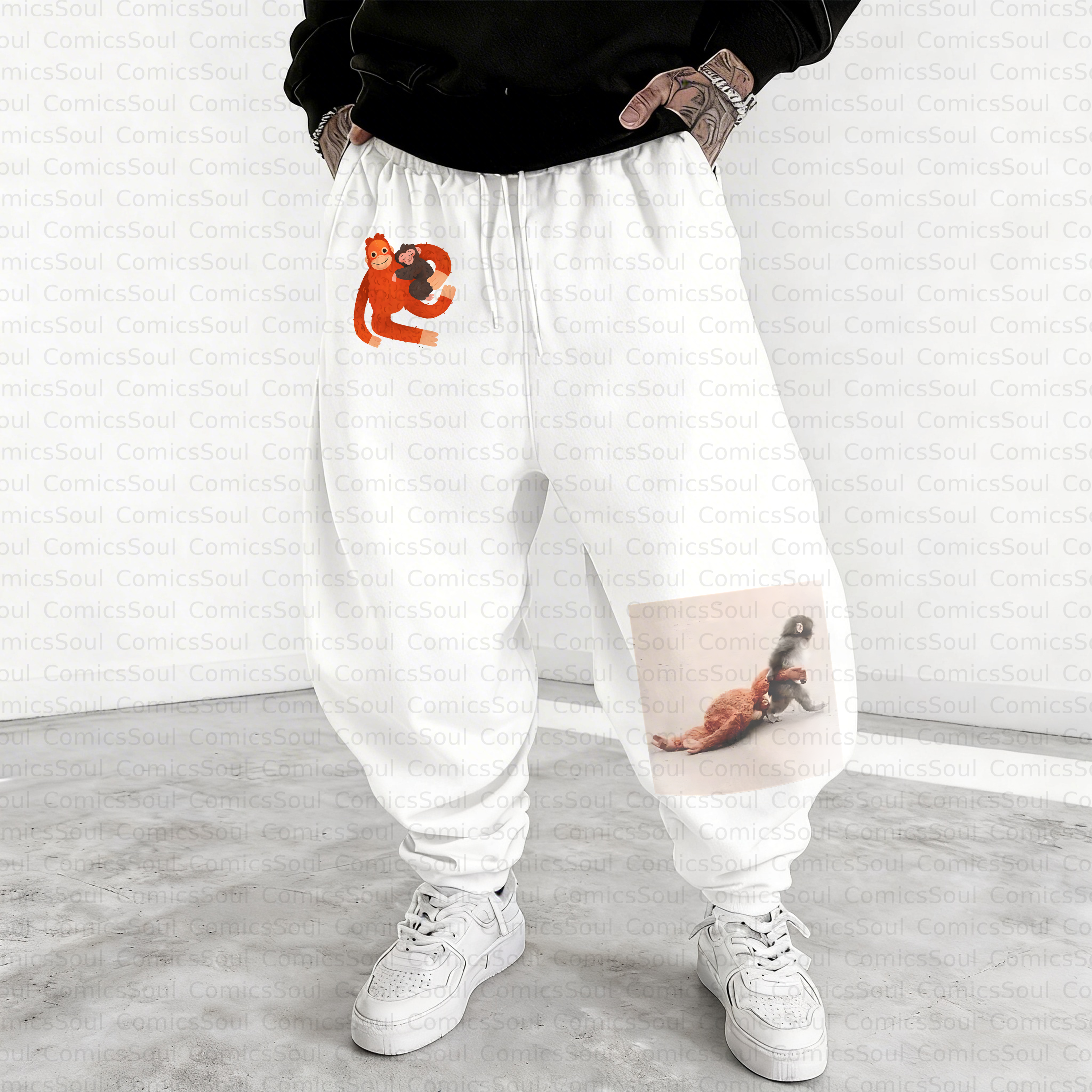 Unisex Casual Anime Streetwear Pant