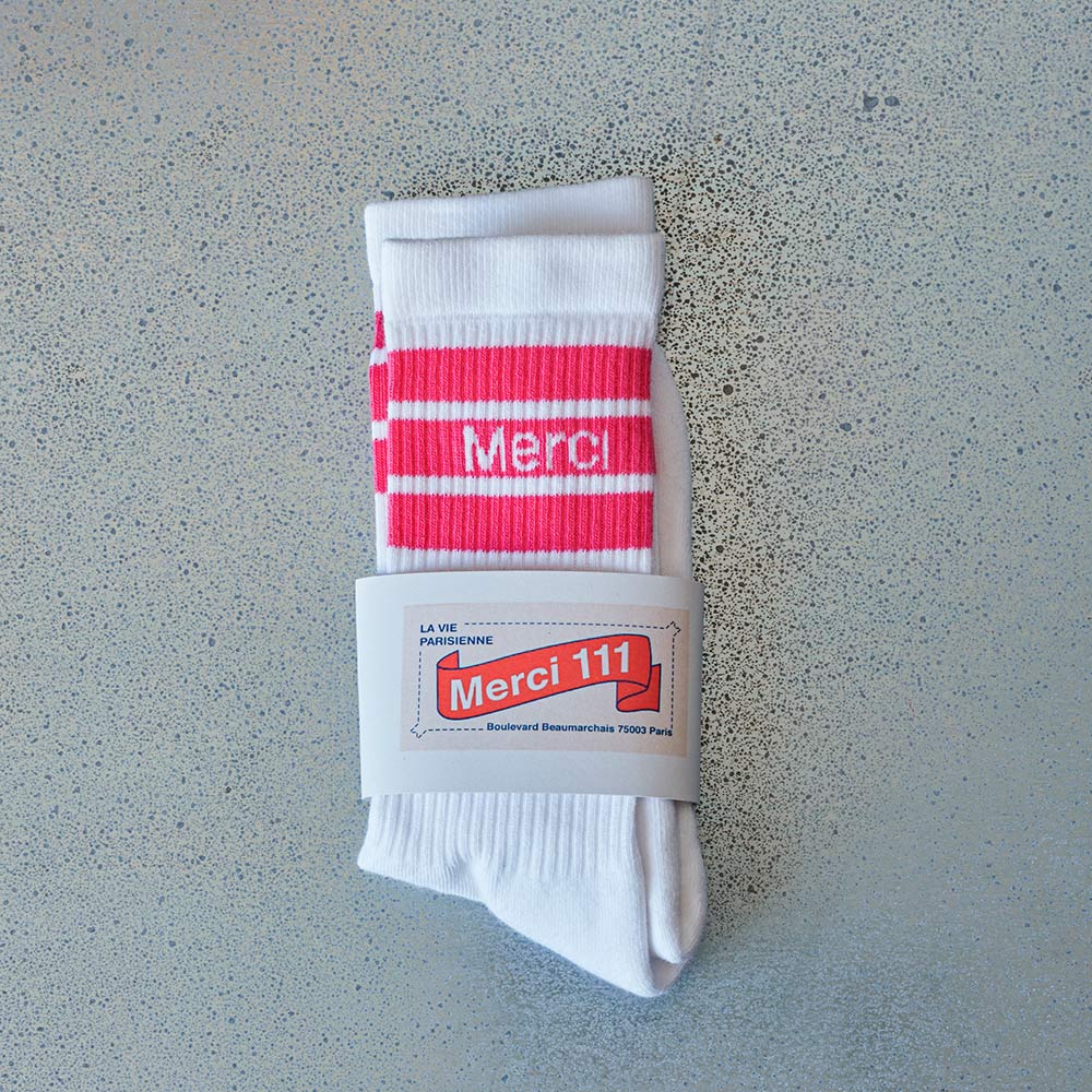 Merci - Chaussettes en coton - Fushialili