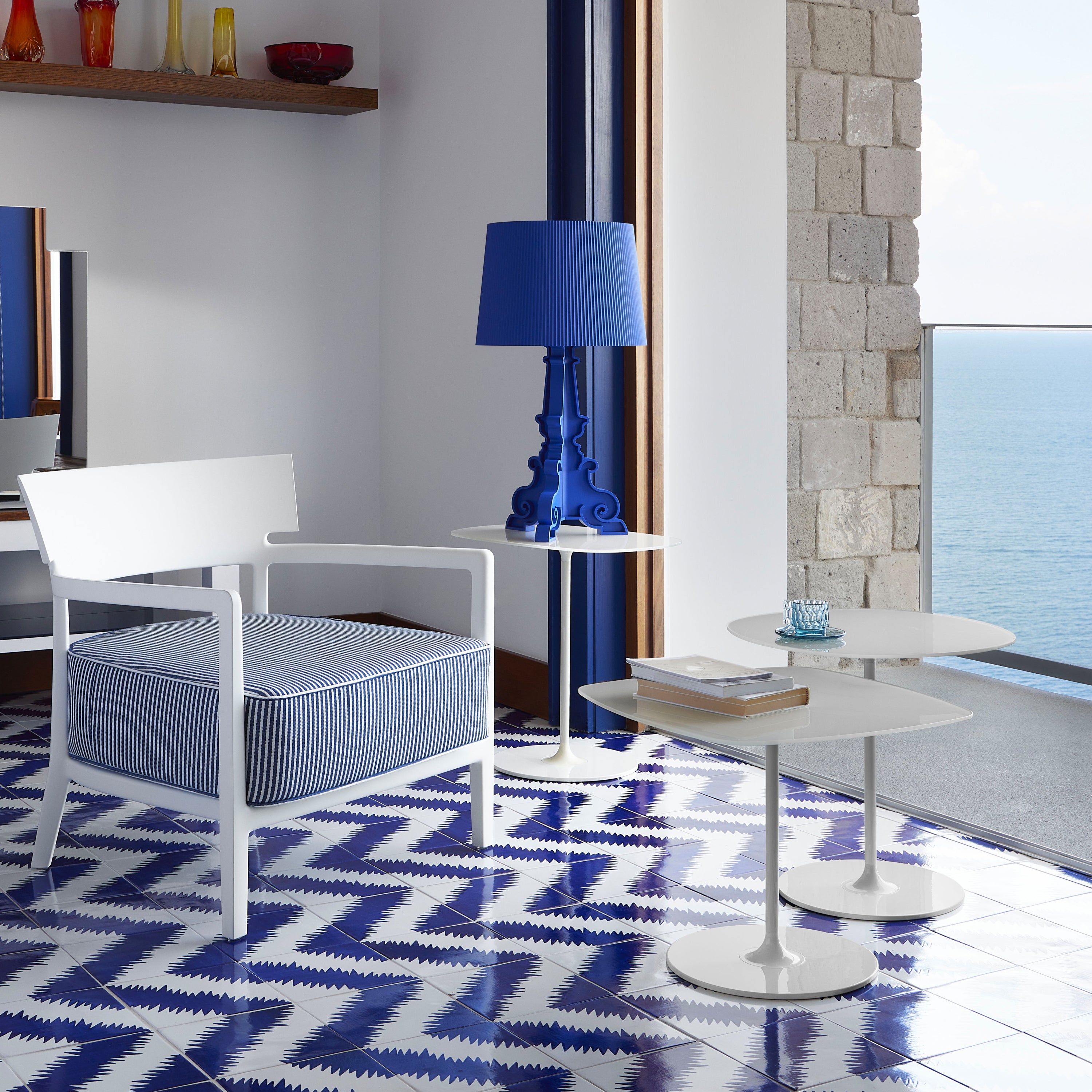 Kartell Bourgie Tafellamp - Blauw