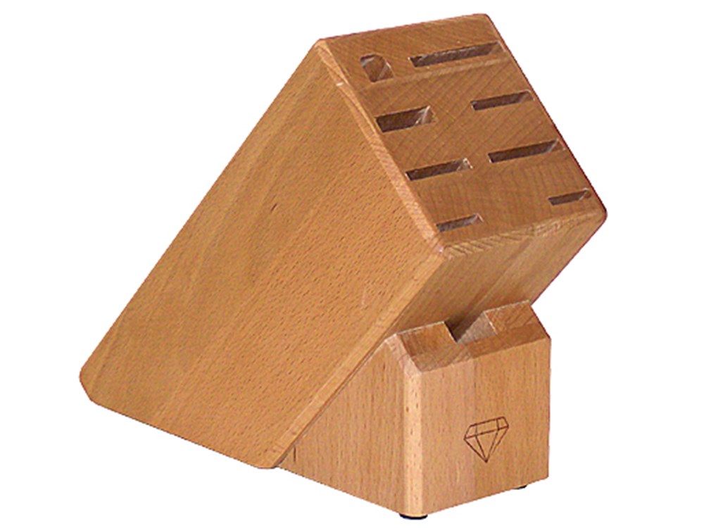 Messenblok Beuken voor 9 messen - Diamant Sabatier