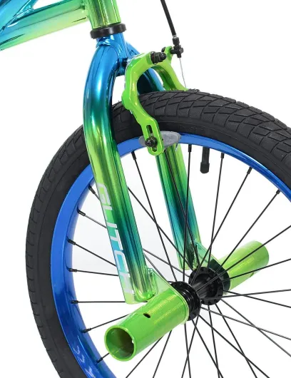 Genesis 18 Glitch Boys BMX Bike, Blue/Green