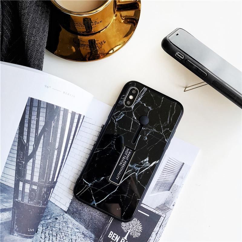 Luxury original anti-fall Marble Grain  For Iphone X Xs Xr Max Xs 6 6s 7 8 Plus