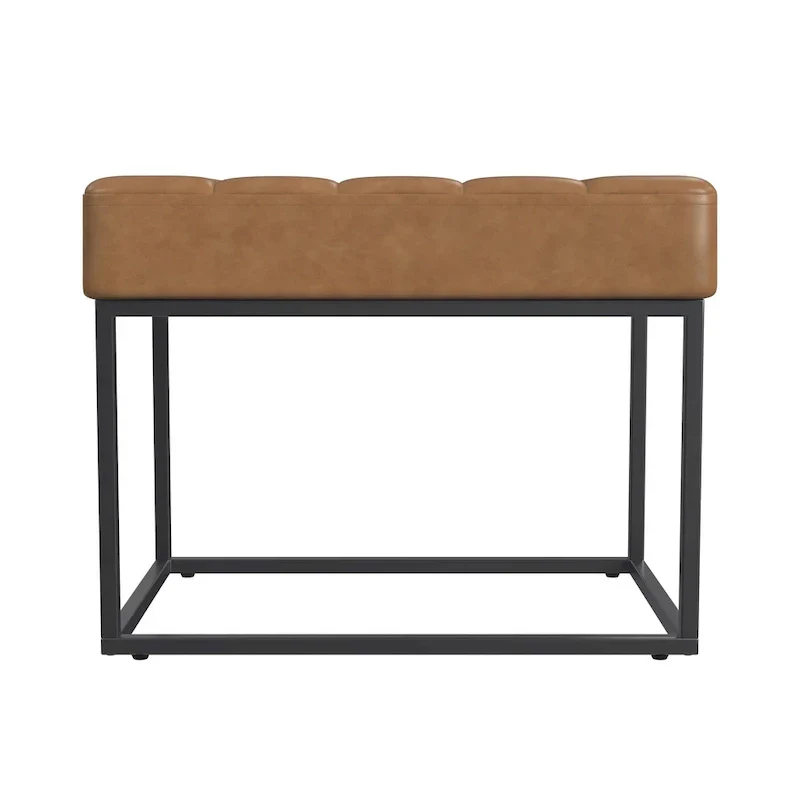 HomePop Theodore Upholstered Ottoman