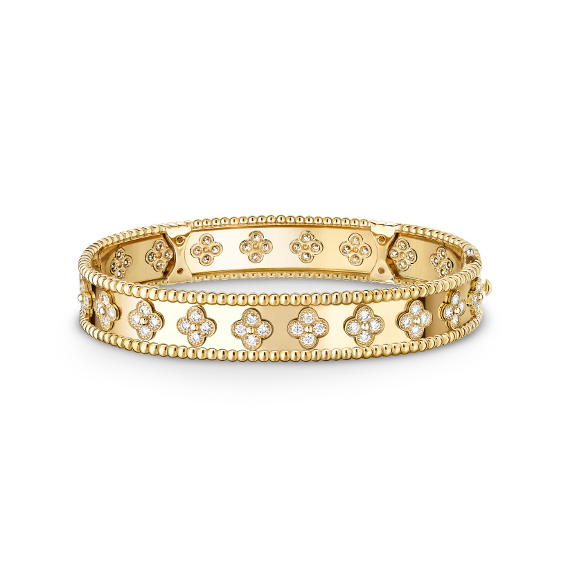 Replicate Perlée clovers bracelet, medium model(1:1 replica) - Original Replica Club