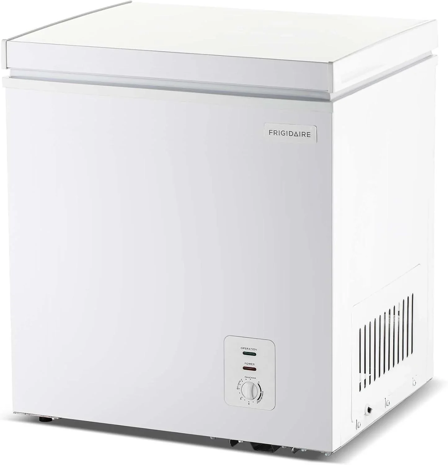 FRIGIDAIRE EFRF5003-BLACK Chest Deep Freezer-Garage-Ready, 5.0 Cu.