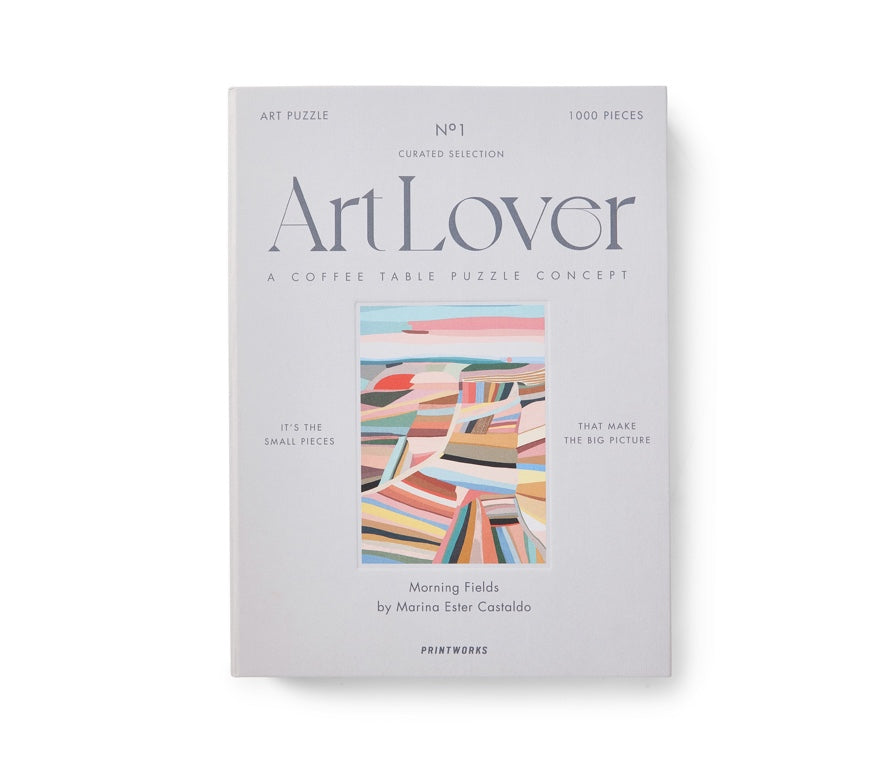 Printworks Art Lover Boek Puzzel - Morning Fields - 1000 stukjes