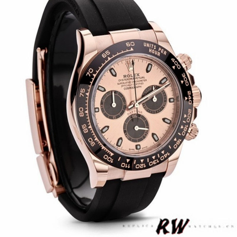 Rolex Cosmograph Daytona 116515LN Black Pink Dial 40mm Mens Replica Watch