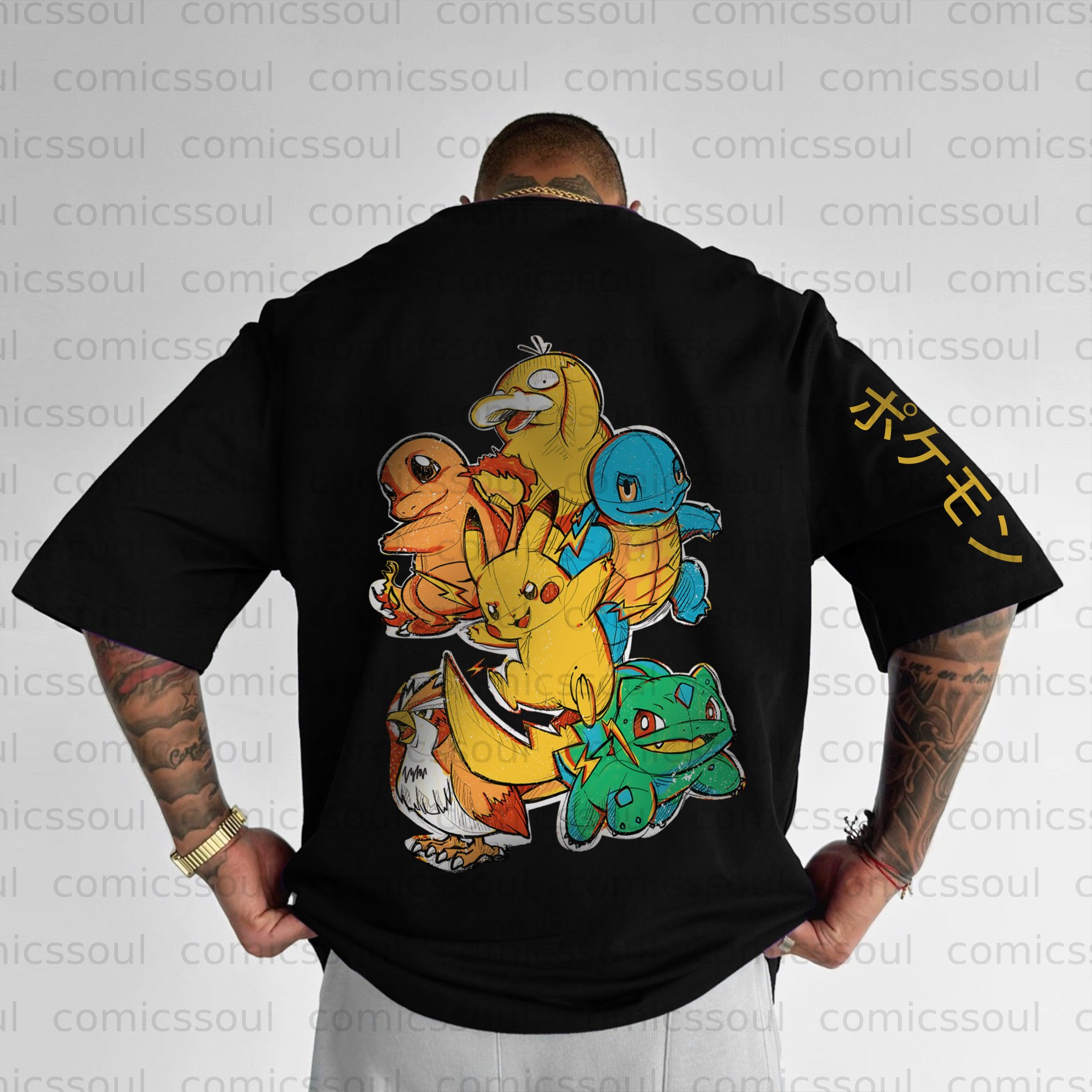 Unisex Anime Inspired Vintage T-Shirt