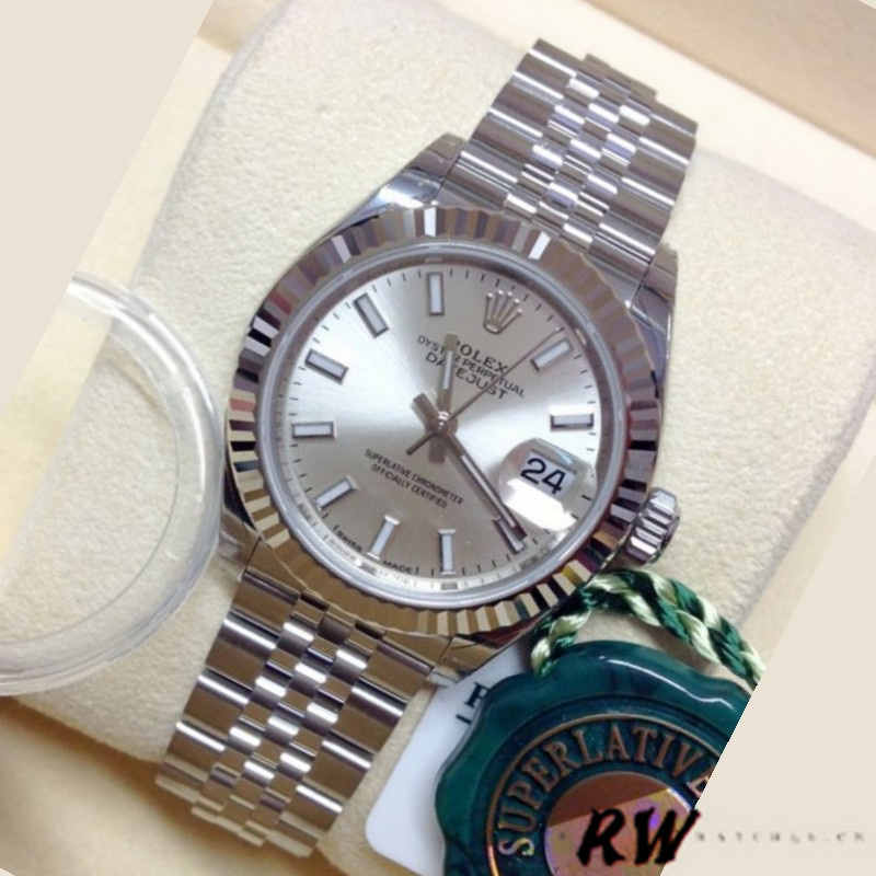 Rolex Datejust 279174 Stainless Steel Silver Index Dial 28mm Lady Replica Watch