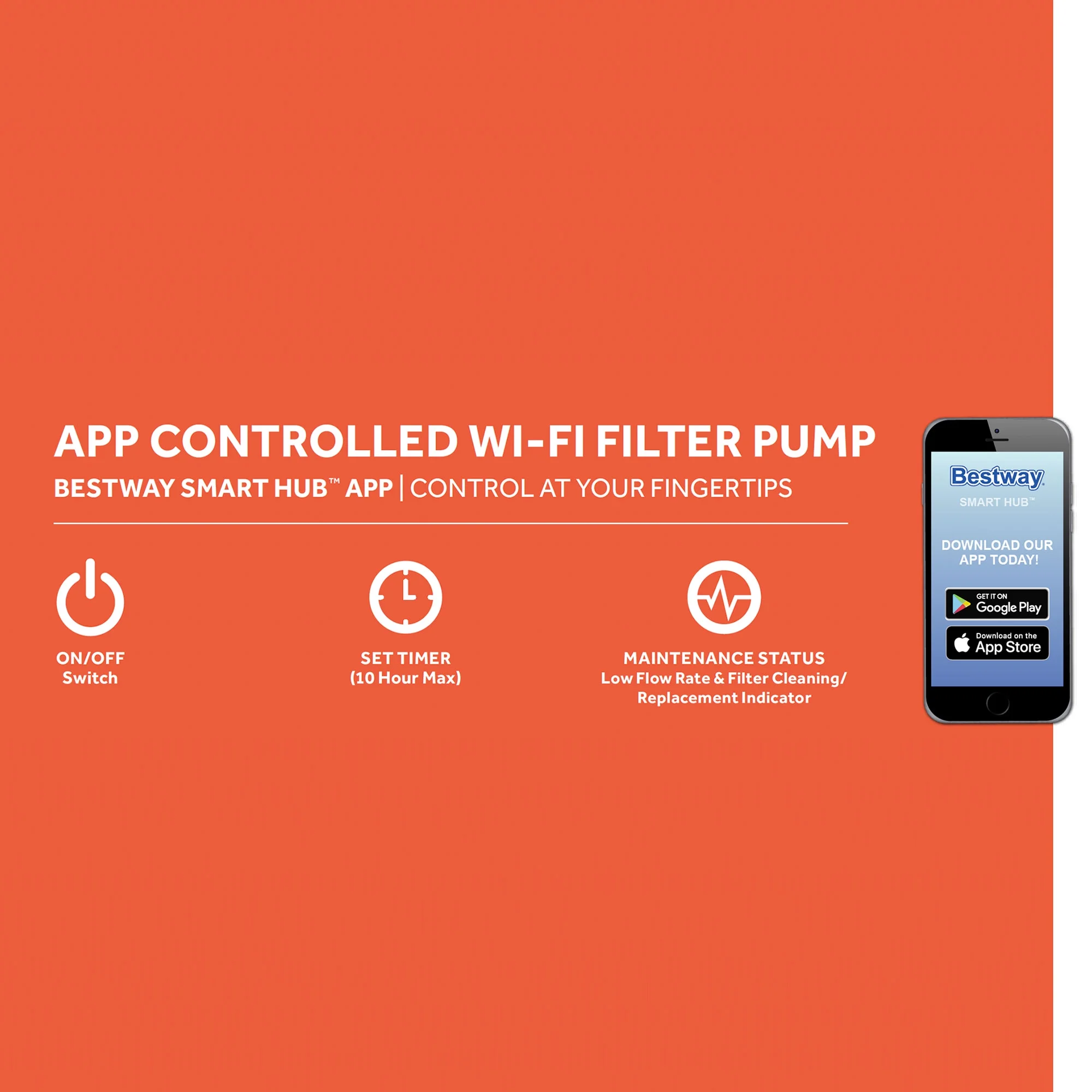 Flowclear 2000 Gal Smart Touch Wifi Above-Ground Pool Pump - Image 5