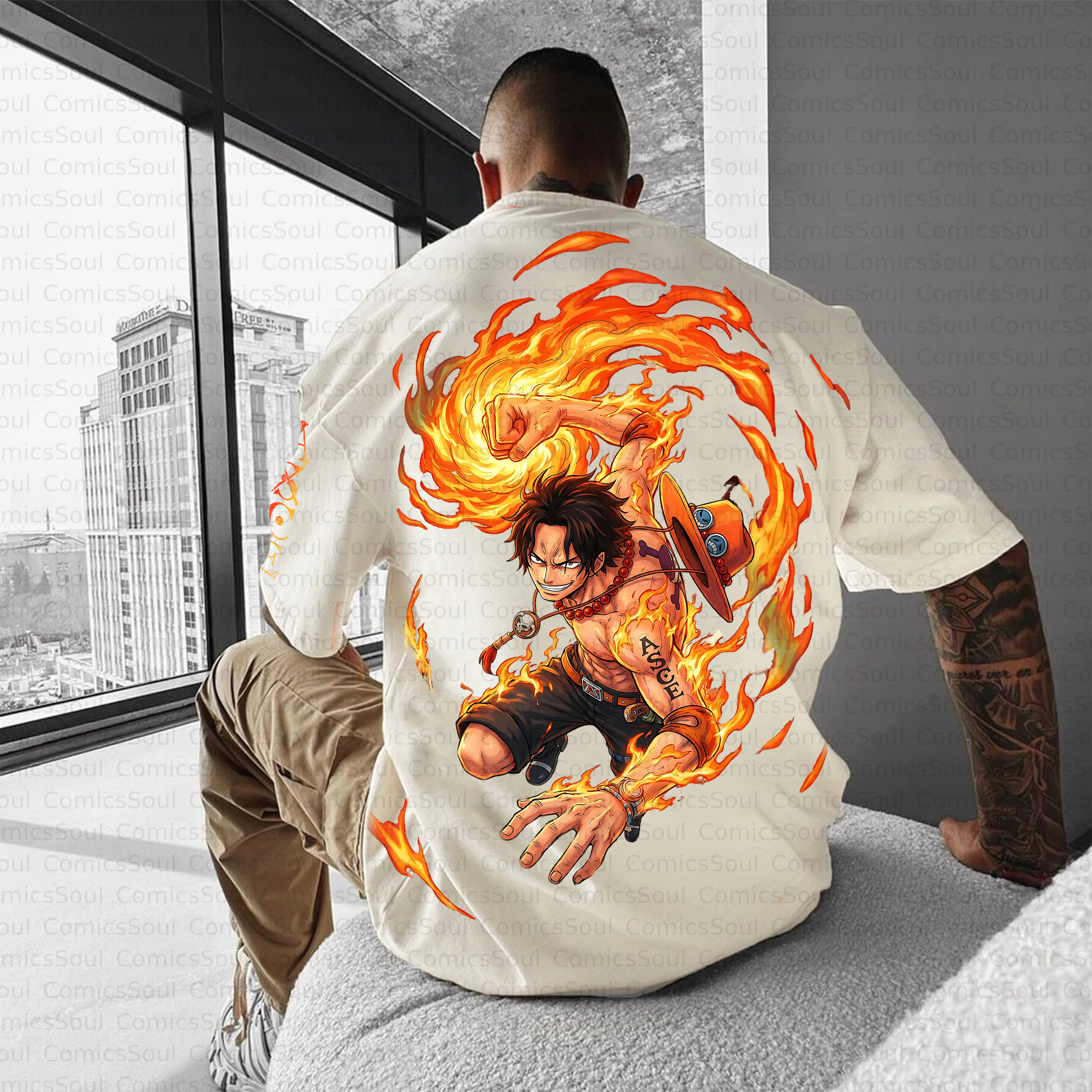 Unisex Anime Inspired Vintage T-Shirt
