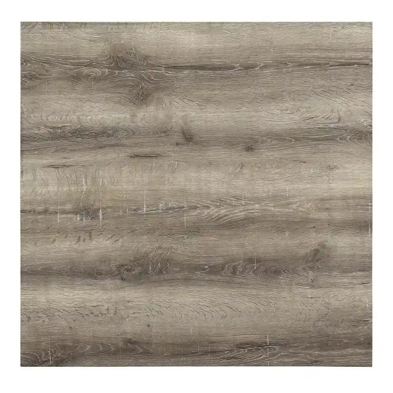 5-Piece Wood Dining Set: Square Table with 4 Upholstered Chairs