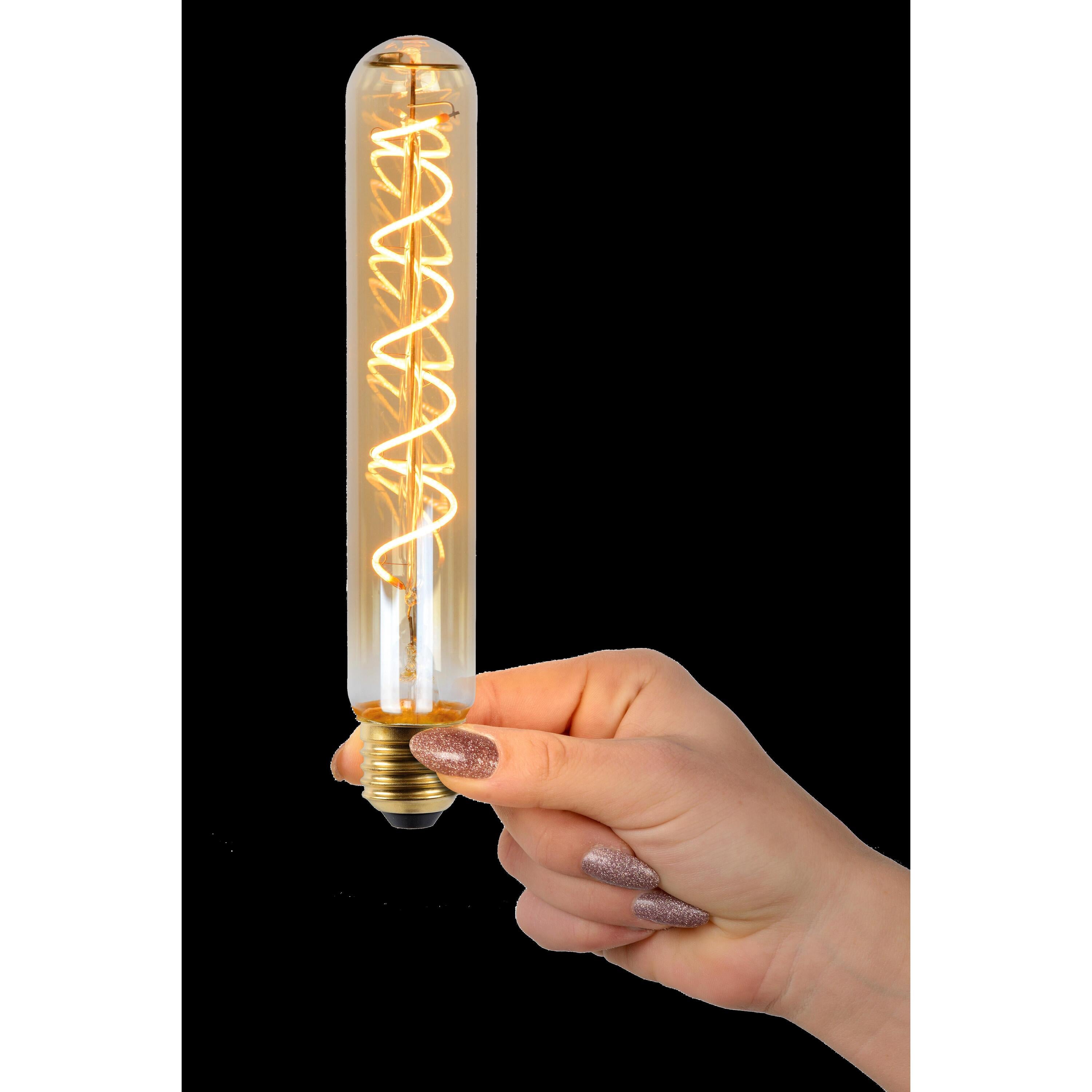 T32 LED lichtbron E27 Ø3,2 H20 5W 2200K amber dimbaar