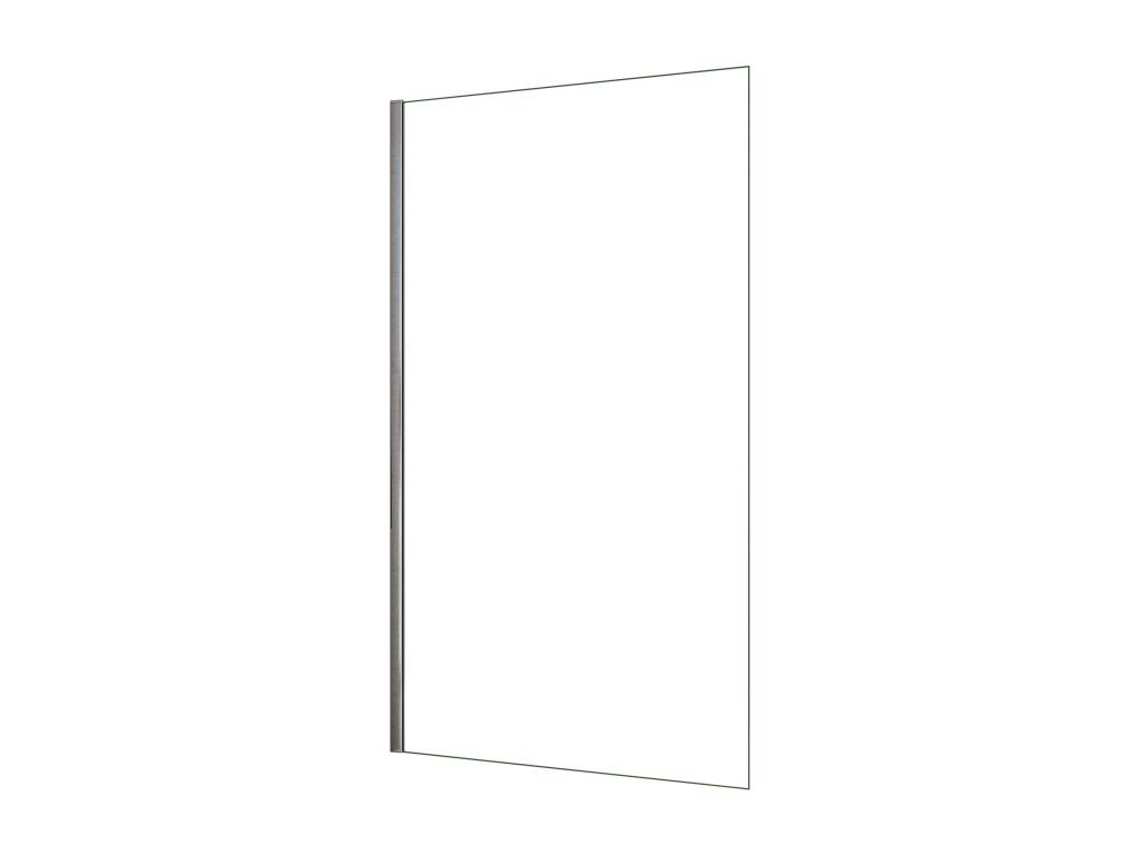Panel de ducha panel pantalla fija vidrio 8mm antical perfil cromado (158-160)x200cm