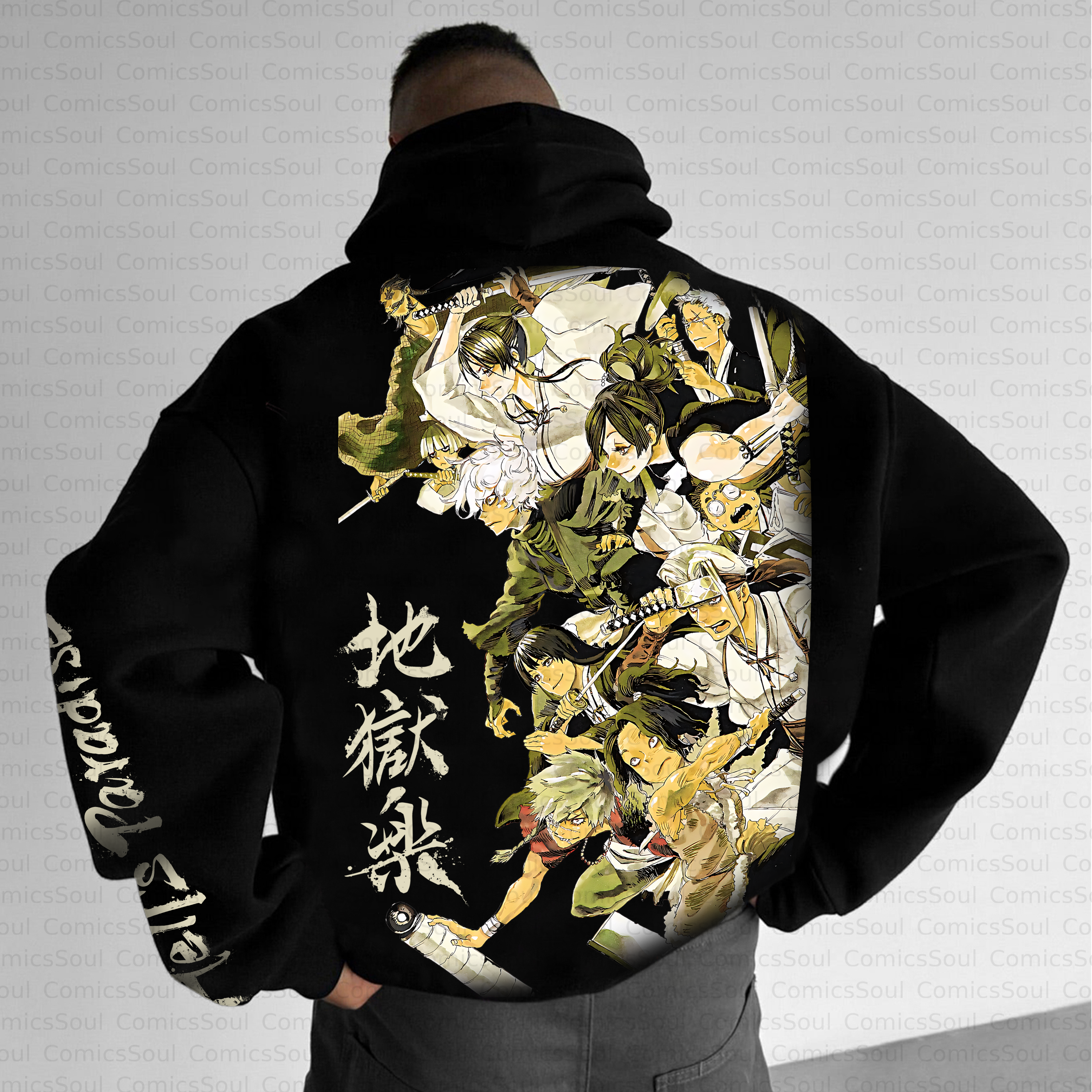 Unisex Anime Inspired Vintage Plush Hoodie