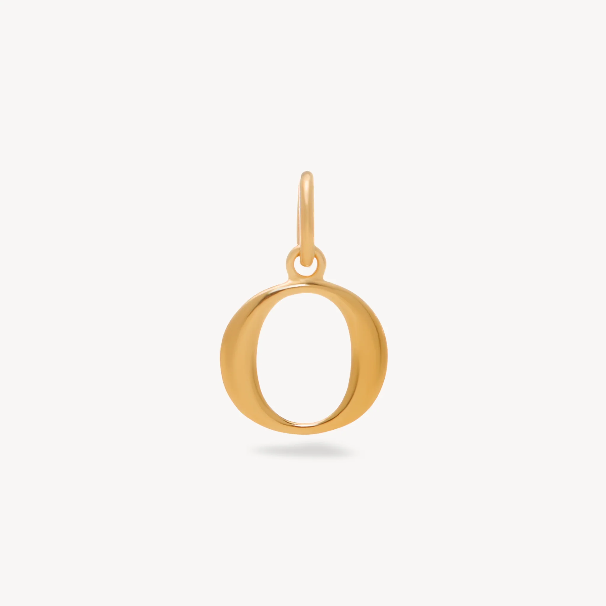 14k Gold Vermeil Letter Charm