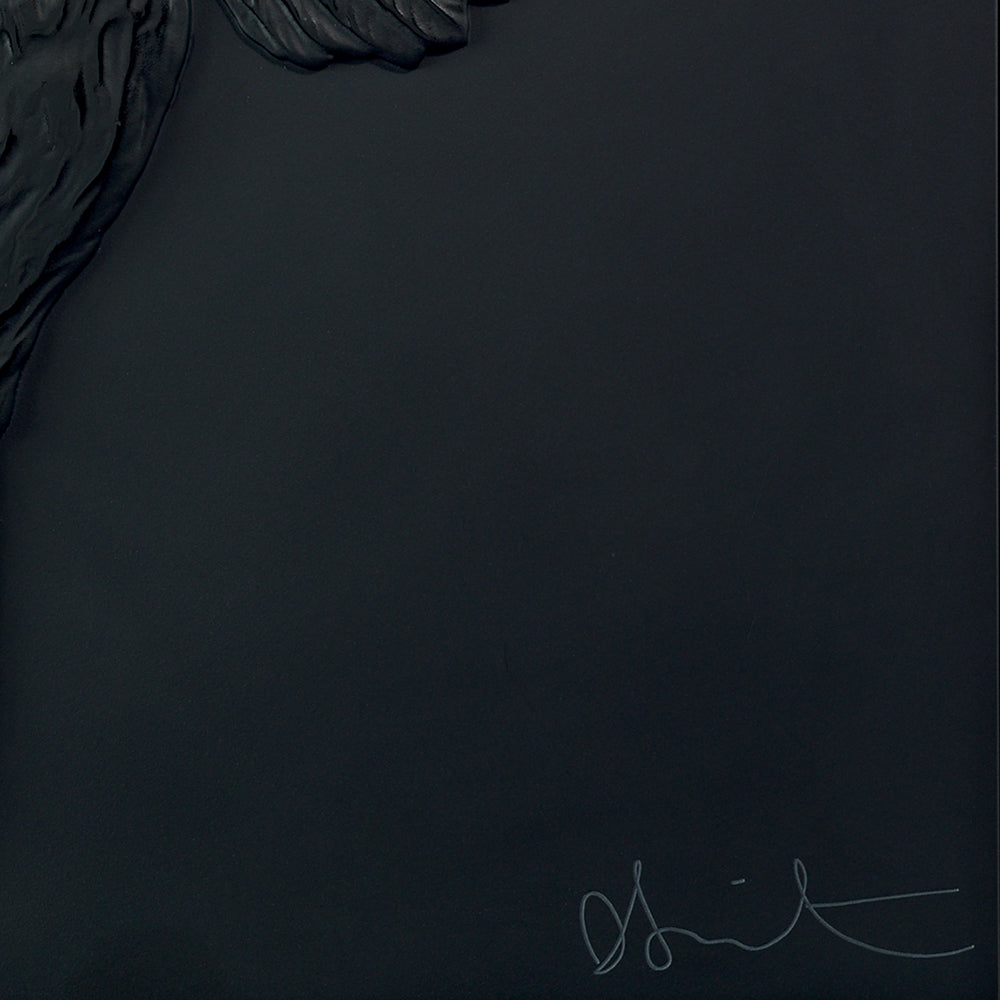 ETERNAL PRAYER DAMIEN HIRST & LALIQUE 2017 - CRISTAL NOIR, TAMPONNÉ OR